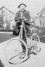 The Danish author Gustav Wied and his Dursley-Pedersen Bicycle